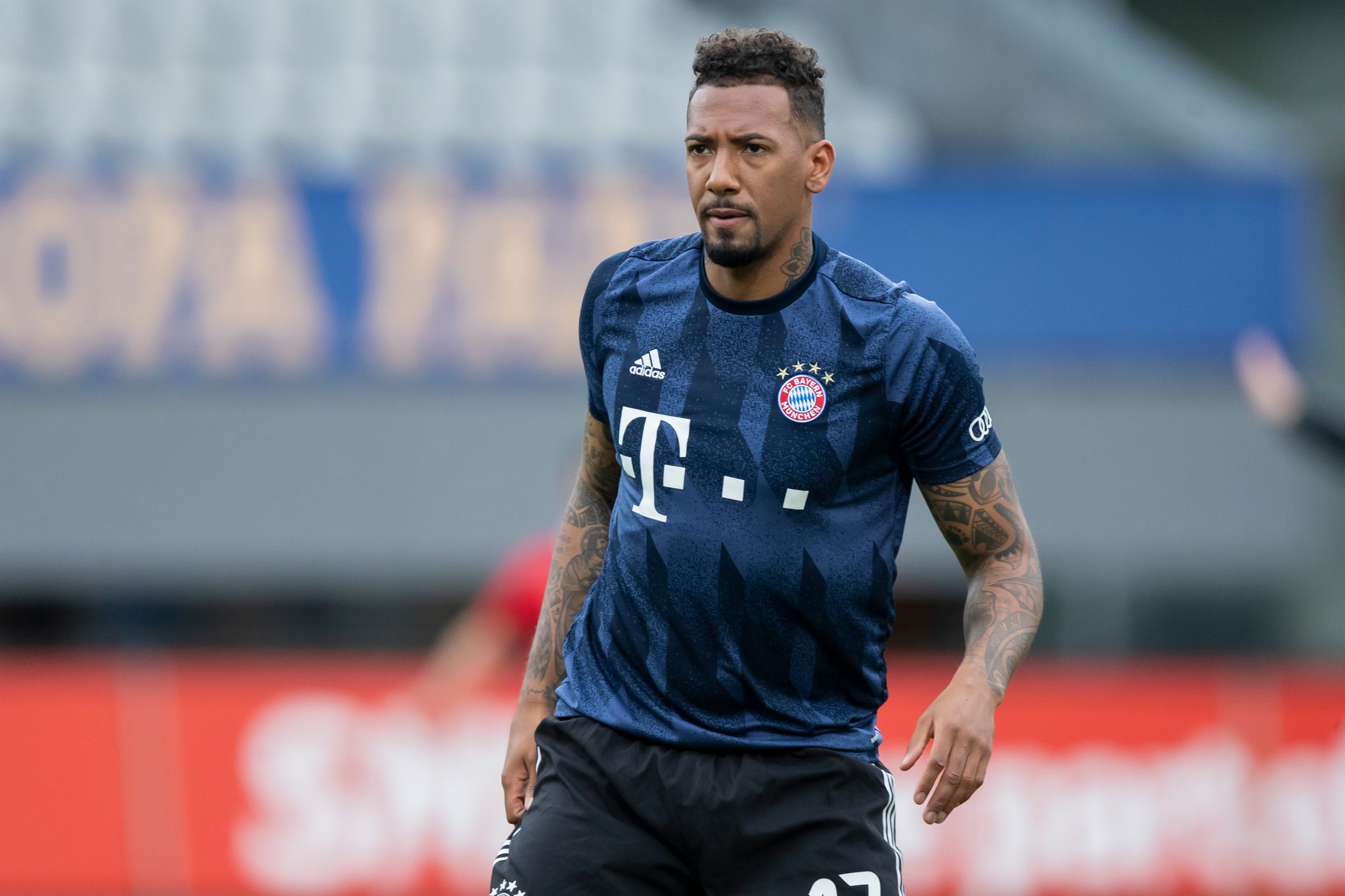 FC Bayern mit Jérôme Boateng als Trainingsgast